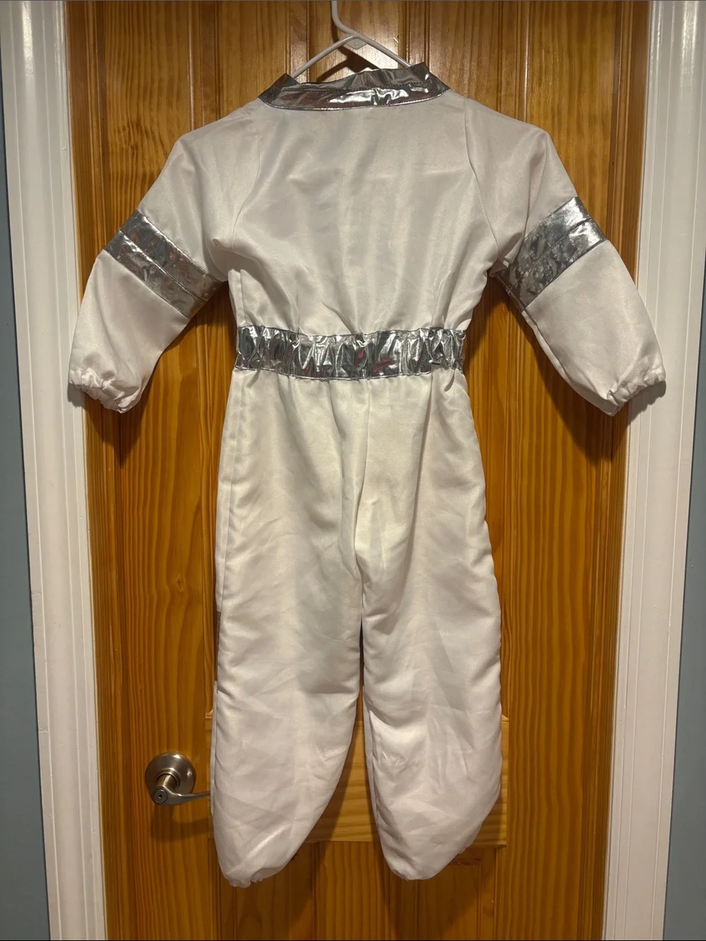 Melissa and Doug Kids White Astronaut Costume with Silver Accents
